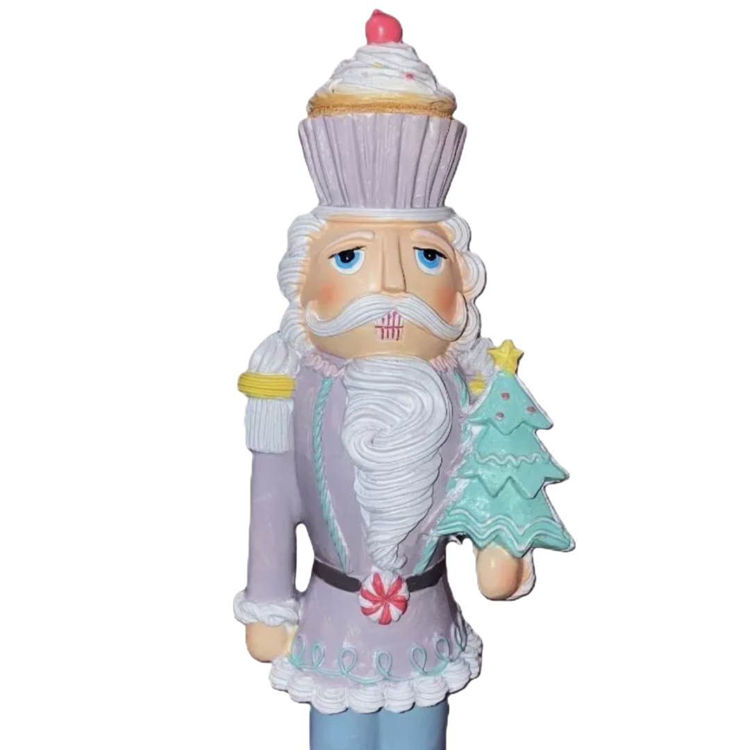 Christmas Tree Lilac Mint Colonel 18" NUTCRACKER Cookie Icing Cupcake House NEW